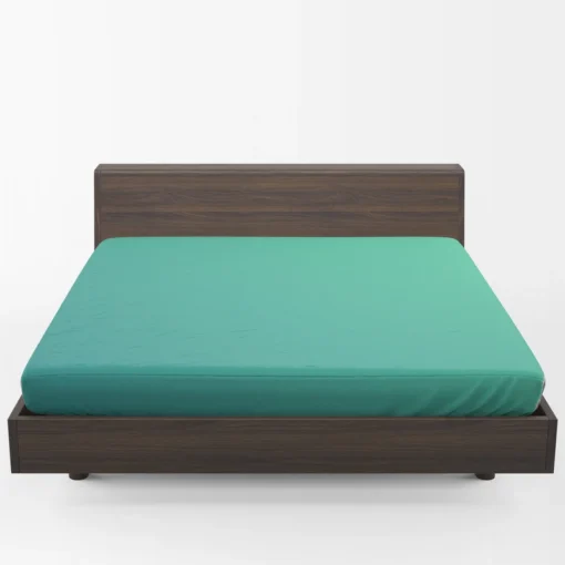 Light Turquoise Green Color Fitted Sheet 1