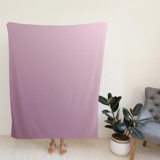 Light Violet Gradient Fleece Blanket