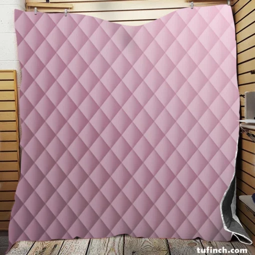 Light Violet Gradient Quilt Blanket