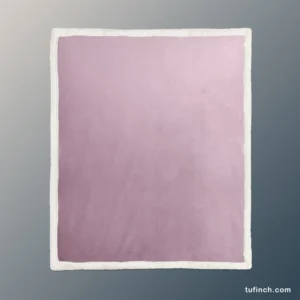 Light Violet Gradient Sherpa Fleece Blanket 1