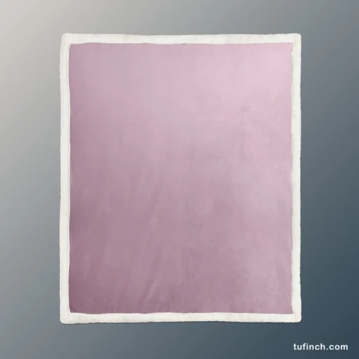 Light Violet Gradient Sherpa Fleece Blanket 1