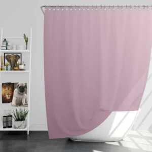 Light Violet Gradient Shower Curtain