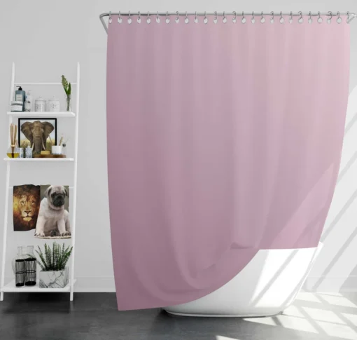 Light Violet Gradient Shower Curtain