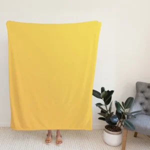 Light Yellow Gradient Fleece Blanket