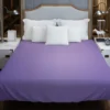 Lilac Solid Color Gradient Duvet Cover