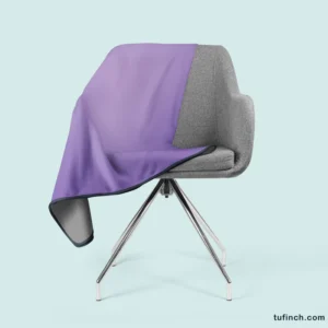 Lilac Solid Color Gradient Fleece Blanket 2