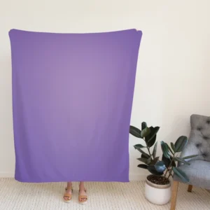 Lilac Solid Color Gradient Fleece Blanket