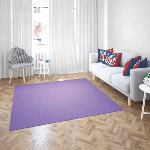 Lilac Solid Color Gradient Rug 2