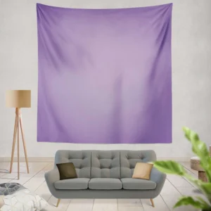 Lilac Solid Color Gradient Wall Tapestry