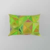 Lime Color Triangle Mosaic Pillow Case