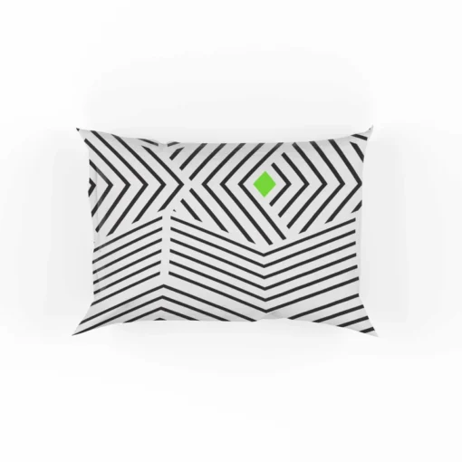 Linear Abstract Lines Pattern Pillow Case