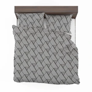 Linear Flat Abstract Lines Pattern Bedding Set 1