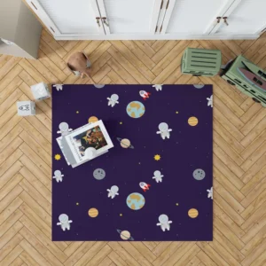 Little Astronauts Space Life Rug