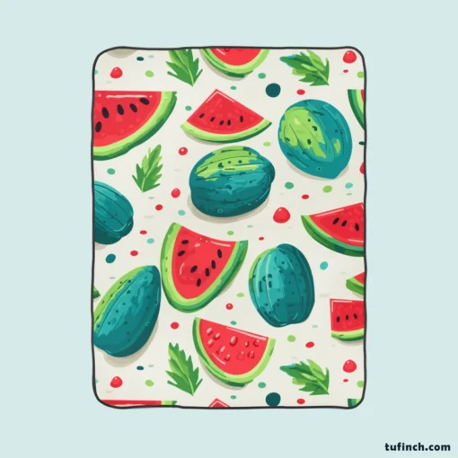 Little Darling Watermelon Fleece Blanket 1