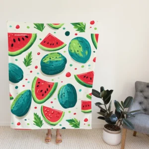 Little Darling Watermelon Fleece Blanket