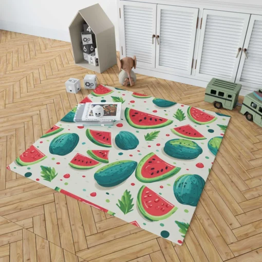 Little Darling Watermelon Rug 1