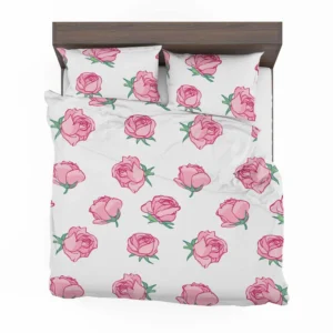 Little Pink Rose Design Bedding Set 2