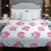 Little Pink Rose Design Duvet Cover