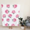 Little Pink Rose Design Fleece Blanket