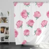 Little Pink Rose Design Shower Curtain