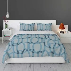 Lotus Floral Minimalist Pattern Bedding Set 1