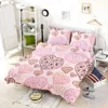 Love Heart Filled With Swirls Bedding Set