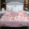 Love Heart Filled With Swirls Duvet Cover