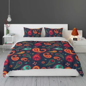 Lovely Mini Paisley Pattern Bedding Set 1