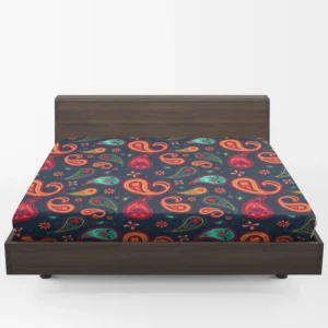 Lovely Mini Paisley Pattern Fitted Sheet 1