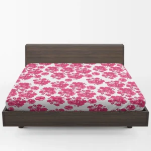 Lovers Cherry Blossom Design Fitted Sheet 1