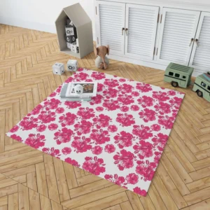 Lovers Cherry Blossom Design Rug 1