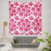 Lovers Cherry Blossom Design Wall Tapestry