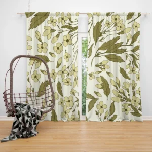 Lucinda Floral Pattern Design Curtain