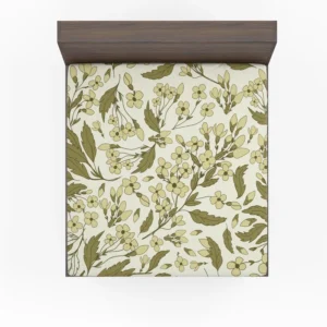 Lucinda Floral Pattern Design Fitted Sheet