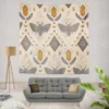 Luna Moth Boho Pattern Wall Tapestry