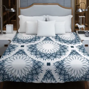 Luxurious Arabesque Pattern Duvet Cover