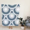 Luxurious Arabesque Pattern Fleece Blanket