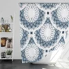 Luxurious Arabesque Pattern Shower Curtain