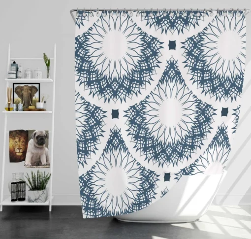 Luxurious Arabesque Pattern Shower Curtain