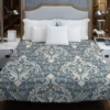 Luxury Floral Damask Design Duvet Cover