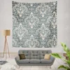 Luxury Floral Damask Design Wall Tapestry