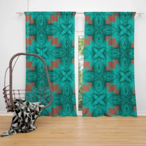 Luxury Old Fashion Pattern Curtain