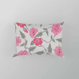 Luxury Pink Floral Pattern Pillow Case