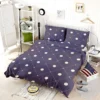 Luxury Polka Dots On Purple Diagonal Pattern Bedding Set