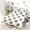 Maddy Dog Paw Prints Design Bedding Set