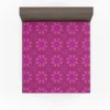 Magenta Floral Classic Batik Pattern Fitted Sheet