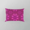 Magenta Floral Classic Batik Pattern Pillow Case