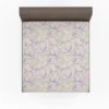 Magnolia Flowers Toile Pattern Fitted Sheet