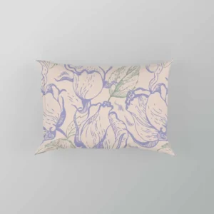 Magnolia Flowers Toile Pattern Pillow Case