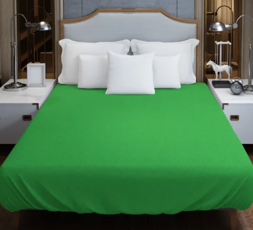 Malachite Green Color Duvet Cover